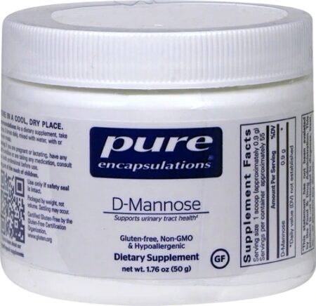 Pure Encapsulations d-Mannose Powder -- 1.76 oz