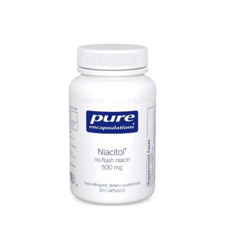 Pure Encapsulations Niacitol® no-flush niacin -- 500 mg - 120 Capsules