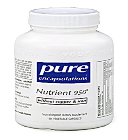 Pure Encapsulations Nutrient 950® without Copper & Iron -- 180 Vegetarian Capsules