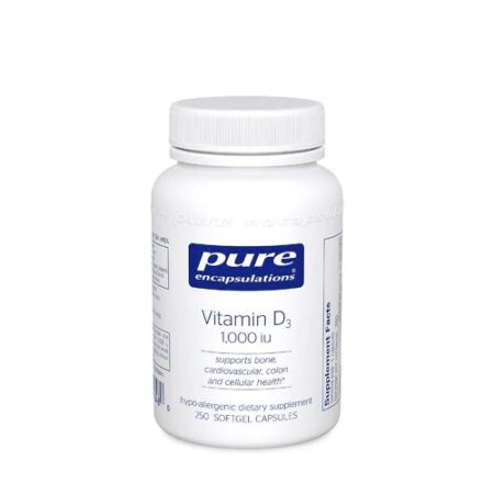 Pure Encapsulations Vitamin D3 -- 1000 IU - 250 Capsules