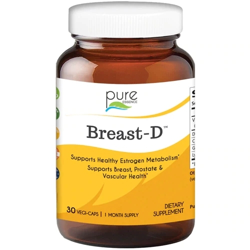 Pure Essence Labs Breast-D™ 30 Cápsulas: Fórmula Avançada para Bem-Estar Feminino
