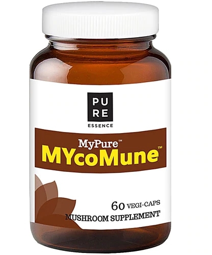 Pure Essence Labs My Pure MYcoMune 500mg - 60 Cápsulas Vegetais: Potencialize sua Imunidade e Bem-Estar