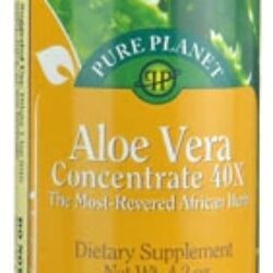 Concentrado Puro de Aloe Vera 40X Pure Planet - 124ml: Potência Natural para Sua Saúde