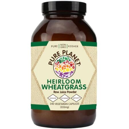 Pure Planet Heirloom Wheatgrass -- 333 mg - 240 Vegetarian Capsules