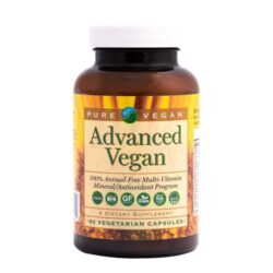 Pure Vegan Advanced Multivitamínico Vegano Completo | 60 Cápsulas Vegetarianas para Saúde Otimizada