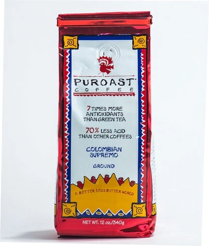 Café Moído Puroast Colombian Supremo 340g: Sabor Intenso e Bem-Estar