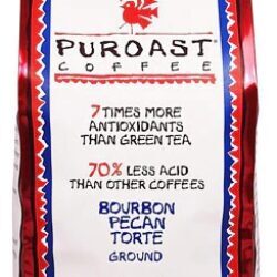 Café em Grãos Puroast Low Acid Bourbon Pecan Torte 340g - Sabor Rico e Baixa Acidez