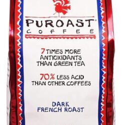 Café Puroast Grão Torra Francesa Escura Baixa Acidez - 340g