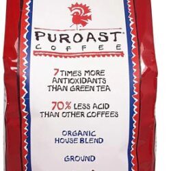 Café Torrado Orgânico Puroast House Blend Baixa Acidez 1.13kg - Puro Sabor e Bem-Estar