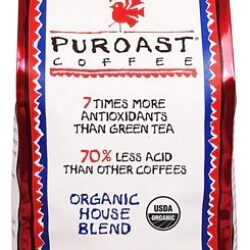 Café Puroast Orgânico Torra Média com Baixa Acidez - Grãos Integrais (340g)