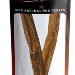QT Dog Petiscos Naturais Bully Sticks 15cm - 2 Unidades: Saúde Bucal e Diversão Duradoura para Seu Cão