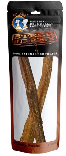 QT Dog Petiscos Naturais Bully Sticks 15cm - 2 Unidades: Saúde Bucal e Diversão Duradoura para Seu Cão