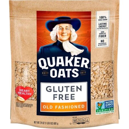 Quaker Gluten Free Oats Old Fashioned -- 24 oz Each / Pack of 4