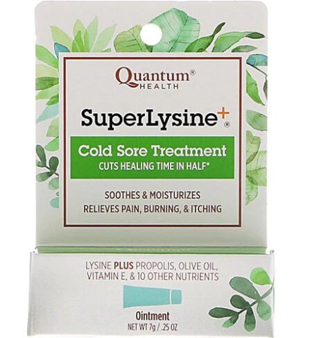 Quantum Super Lysine + Cold Sore Treatment -- 0.25 oz