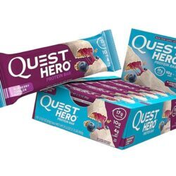 Quest Protein Bar HERO Blueberry Cobbler - 10 Barras Proteicas (Aprox. 60g cada)