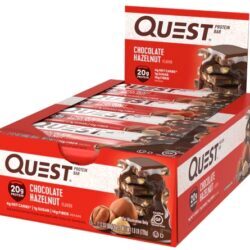 Quest Protein Bar Chocolate Hazelnut 12 Unidades - Lanche Proteico Premium