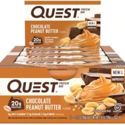 Quest Protein Bar Chocolate Peanut Butter - Caixa com 12 Unidades