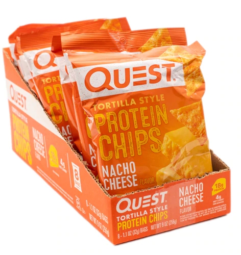 Comprar Quest Nutrition Tortilla Style Protein Chips Nacho Cheese -- 8 ...