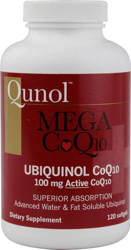 Qunol Mega CoQ10 100mg - 120 Cápsulas Gelatinosas: Saúde Cardiovascular e Energia Celular
