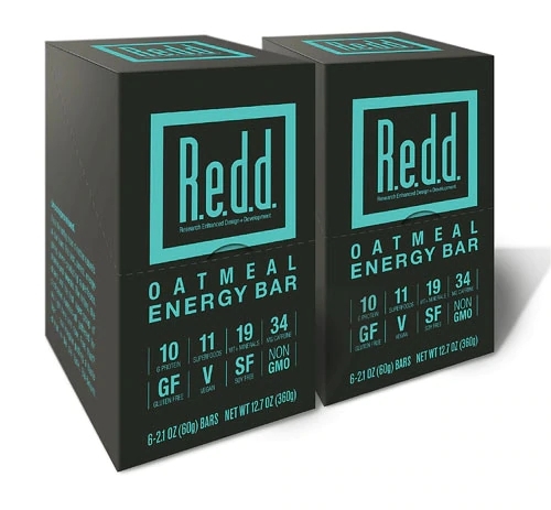 Barra de Energia R.e.d.d. Superfood Aveia - Pacote com 6 Barras (Aprox. 396g)