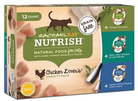 Rachael Ray Nutrish® Grain Free Wet Food For Cats, Chicken Lover's Variety Pack 2.8 oz. -- 12 Pack