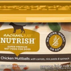 Rachael Ray Nutrish Muttballs Frango Premium Úmido para Cães - 227g
