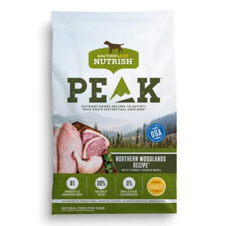 Rachael Ray Nutrish Peak Northern Woodlands Recipe Turkey, Duck & Quail -- 12 lbs