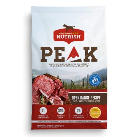 Rachael Ray Nutrish Peak Open Range Recipe Beef, Venison & Lamb -- 12 lbs