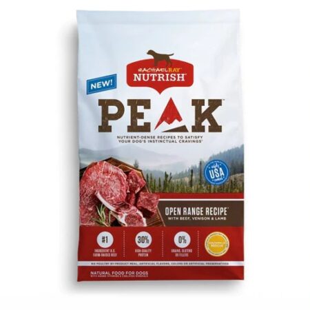 Rachael Ray Nutrish Peak Open Range Recipe Beef Venison & Lamb -- 23 lbs