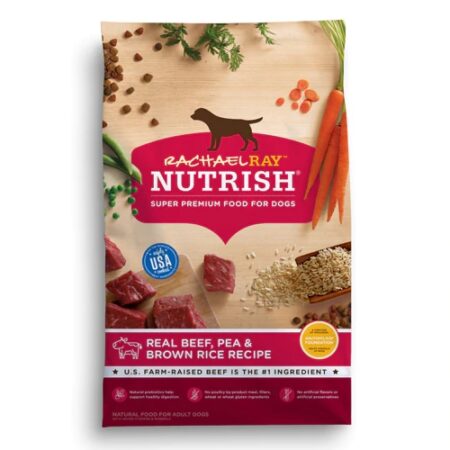 Rachael Ray Nutrish Super Premiuim Food For Dogs Beef, Pea & Brown Rice -- 14 lbs