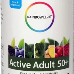 Rainbow Light Active Adult 50+ Multivitamínico - 75 Comprimidos - Energia e Vitalidade para Maiores de 50
