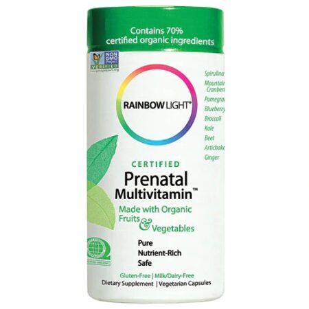 Rainbow Light Certified Organics™ Prenatal Multivitamin -- 120 Vegetarian Capsules