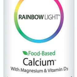 Rainbow Light Food-Based Calcium™ - 90 Comprimidos: Sua Saúde Óssea Fortalecida