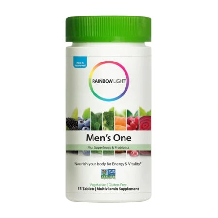 Rainbow Light Men's One High Potency Multivitamin Plus Superfoods -- 75 Tablets