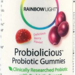 Rainbow Light Probiolicious™ Gomas Probióticas Sabor Berry - 50 Gomas para Bem-Estar Digestivo