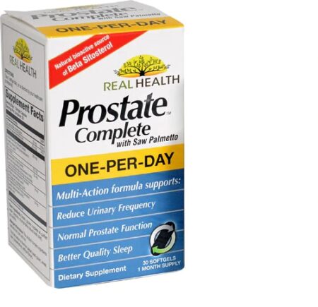 Real Health Prostate Complete with Saw Palmetto -- 30 Softgels