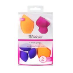 Real Techniques Miracle Sponges - Kit com 6 Esponjas de Maquiagem Profissional (Aprox. 25g Cada)