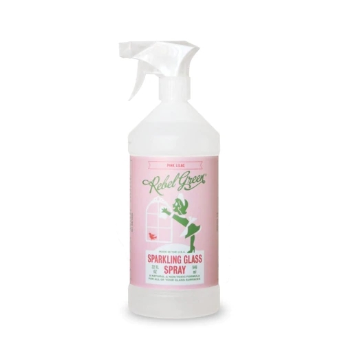 Rebecca & Rose Spray Vidro Brilhante Lilás Rosa - 946ml: Limpeza Perfumada e Bem-Estar