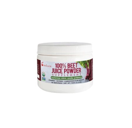 Red Ace Organic Beet Juice Powder with Nitric Oxide -- 30 Servings