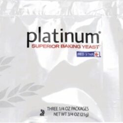 Fermento Biológico Seco Red Star Platinum Superior: Pacote com 3 Unidades para Pães Perfeitos