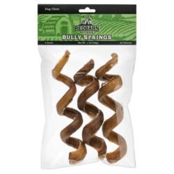 RedBarn Naturals Bully Springs Petiscos Naturais para Cães em Rolo - Pacote com 3 Unidades (Aprox. 170g)