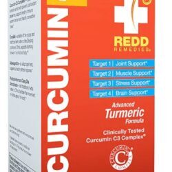 Redd Remedies Curcumin T4™ - 60 Cápsulas Vegetarianas: Potência e Bem-Estar Natural