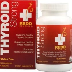 Redd Remedies Thyroid Strong - 60 Cápsulas Vegetarianas para Saúde da Tireoide