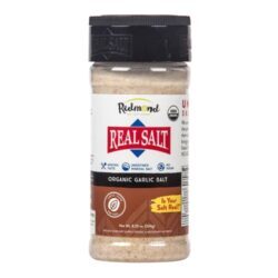 Sal de Alho Orgânico Redmond Real Salt Natural - 234g: Tempero Puro e Saudável