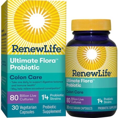 Renew Life Adult Probiotic - Ultimate Flora™ Colon Care Probiotic -- 80 billion - 30 Vegetable Capsules