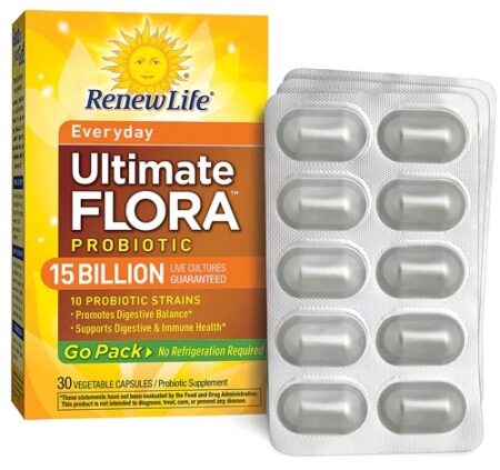 Renew Life Everyday Ultimate Flora™ Probiotic Everyday Go Pack -- 15 billion - 30 Vegetable Capsules