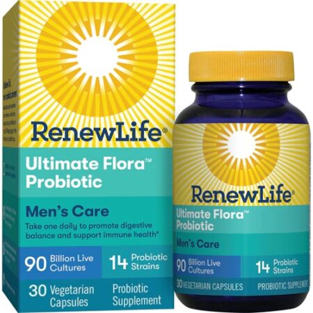 Renew Life Men's Probiotic - Ultimate Flora™ Men's Complete Probiotic -- 90 billion - 30 Vegetable Capsules