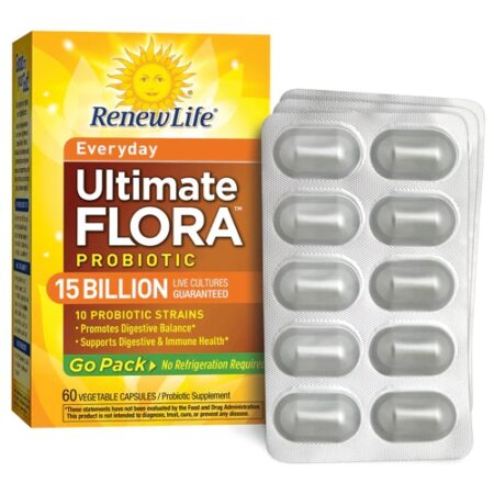 Renew Life Ultimate Flora™ Probiotic Everyday Go Pack -- 15 billion - 60 Vegetable Capsules