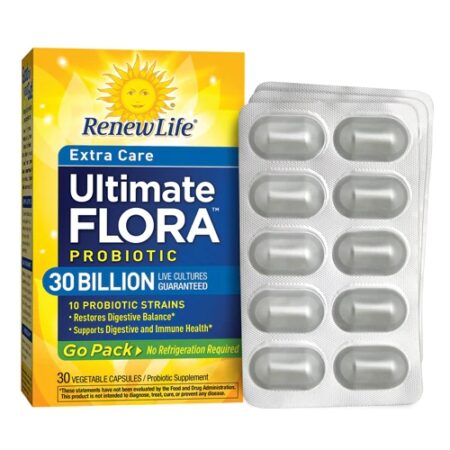 Renew Life Ultimate Flora™ Probiotic Extra Care -- 30 billion - 30 Vegetable Capsules - Go Pack