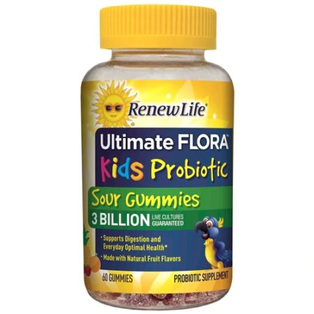 Renew Life Ultimate Flora™ Probiotic Sour Gummies - Probiotics for Kids Natural -- 3 billion - 60 Gummies